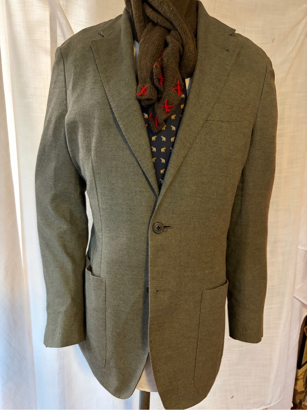 Corneliani ID made in Italy Men's Blazer - Two-Button sweater jacket 40R